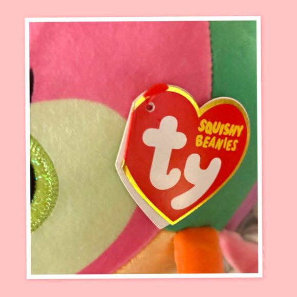 TY Squish A Boo Caterpillar Rainbow Plush Stuffed Animal “Nessa” - Size 13” - Picture 3 of 3